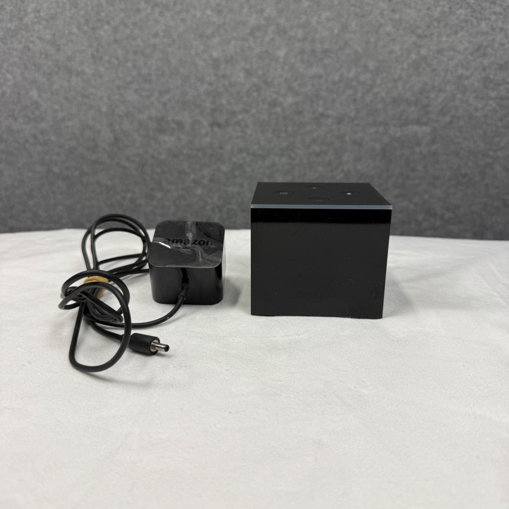 Amazon Fire TV Cube 2nd Gen 4K Ultra HD Alexa Media Player Black EX69VW